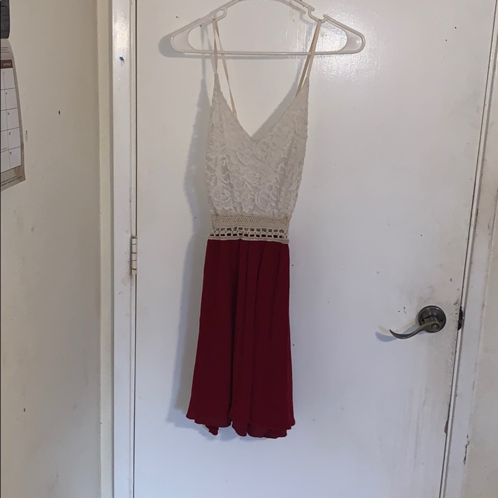 Red dress